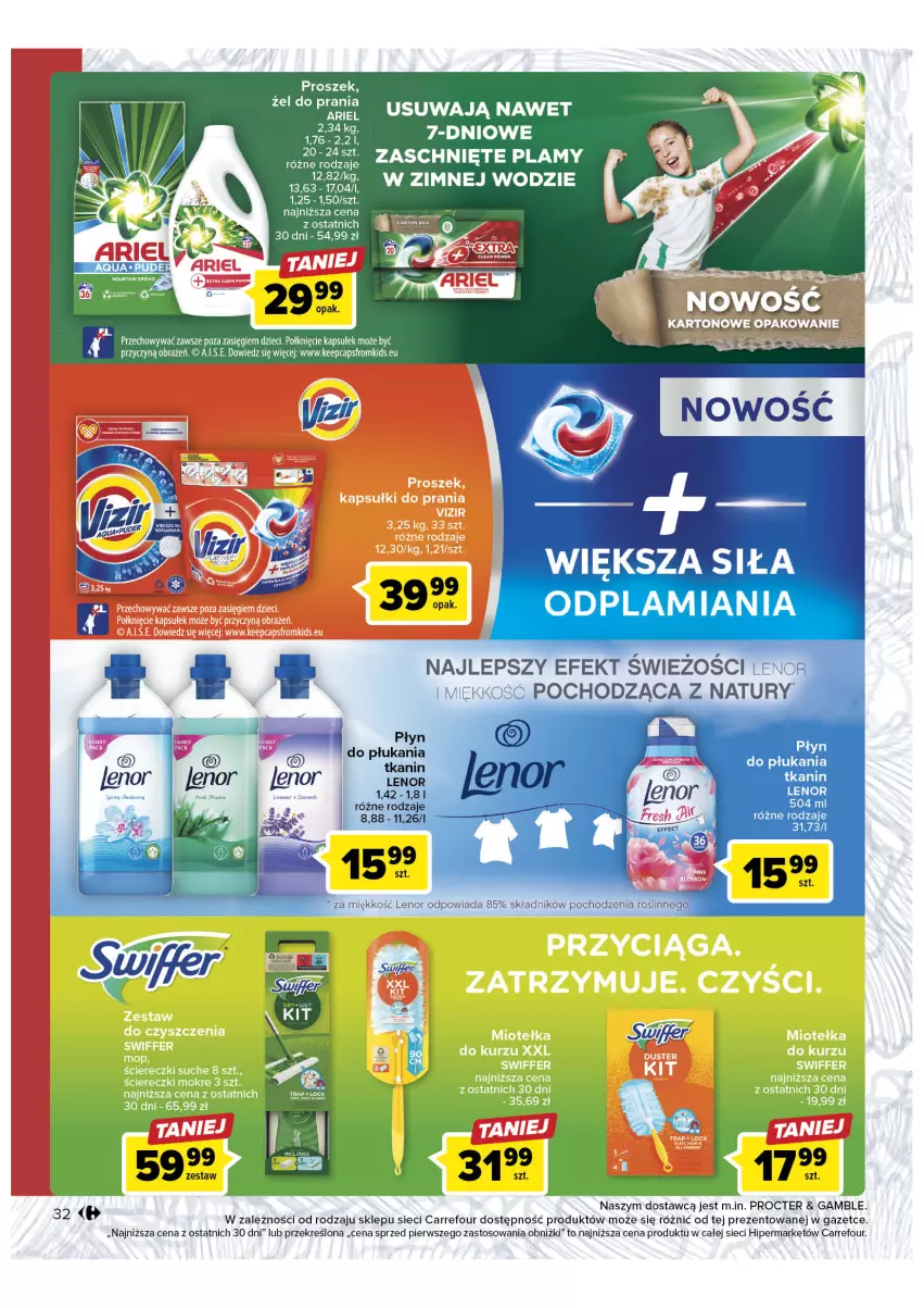 Gazetka promocyjna Carrefour - Gazetka Stwórz wyśnione wnętrze - ważna 17.01 do 29.01.2023 - strona 32 - produkty: Dzieci, Lenor