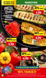 Gazetka promocyjna Lidl - GAZETKA - Gazetka - ważna od 21.06 do 21.06.2025 - strona 22 - produkty: Piec, Warzywa, Papryka, Warzywa i owoce, Owoce, Grill, Kukurydza