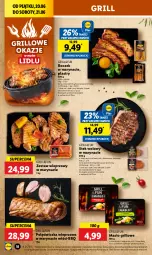 Gazetka promocyjna Lidl - GAZETKA - Gazetka - ważna od 21.06 do 21.06.2025 - strona 24 - produkty: Stek wołowy, Polędwiczka wieprzowa, Stek, Pieprz, Miód, Boczek, Grill, Masło
