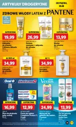 Gazetka promocyjna Lidl - GAZETKA - Gazetka - ważna od 21.06 do 21.06.2025 - strona 49 - produkty: Gillette Venus, Płyn do płukania jamy ustnej, Pantene, Sati, Pasta do zębów, Maska do włosów, Venus, Płyn do płukania, Szampon, Gillette, Odżywka, Maska, Blend-a-Med