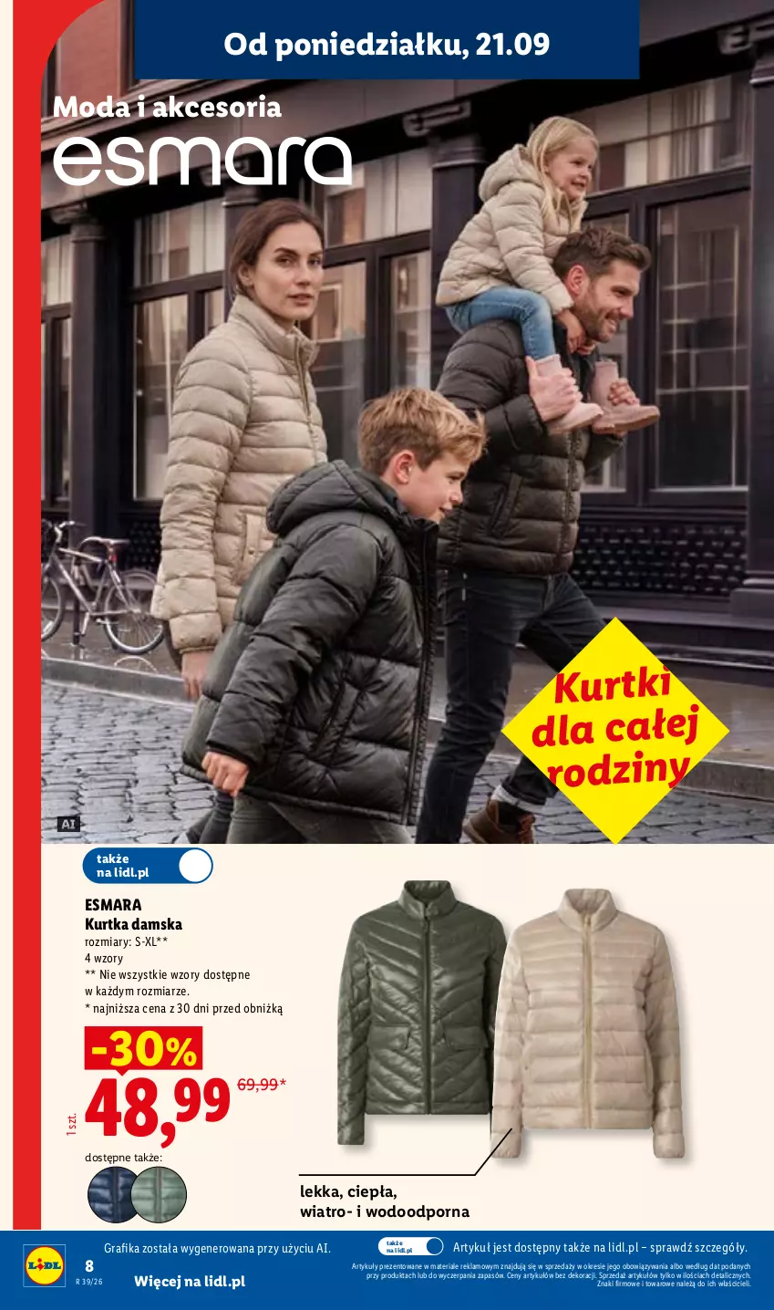 Gazetka promocyjna Lidl - Gazetka ważna od 21.09 do 26.09 - ważna 21.09 do 26.09.2026 - strona 12 - produkty: Gra, Grafika, Kurtka, Moda, Por