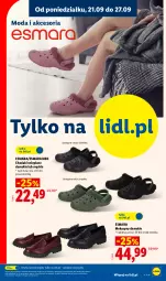 Gazetka promocyjna Lidl - Gazetka ważna od 21.09 do 26.09 - Gazetka - ważna od 26.09 do 26.09.2026 - strona 11 - produkty: Mokasyny, Moda