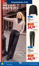Gazetka promocyjna Lidl - Gazetka ważna od 21.09 do 26.09 - Gazetka - ważna od 26.09 do 26.09.2026 - strona 16 - produkty: Gra, Kardigan, Moda, Spodnie, Grafika