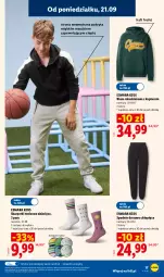 Gazetka promocyjna Lidl - Gazetka ważna od 21.09 do 26.09 - Gazetka - ważna od 26.09 do 26.09.2026 - strona 21 - produkty: Karp, Skarpetki, Dres, Dzieci, Spodnie, Bluza, Spodnie dresowe