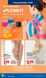 Gazetka promocyjna Lidl - Gazetka ważna od 21.09 do 26.09 - Gazetka - ważna od 26.09 do 26.09.2026 - strona 26 - produkty: Top, Por, Opaska, Stek, Sport, LG