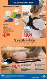 Gazetka promocyjna Lidl - Gazetka ważna od 21.09 do 26.09 - Gazetka - ważna od 26.09 do 26.09.2026 - strona 27 - produkty: Por, Mop, Stek, Sport, Poduszka, LG