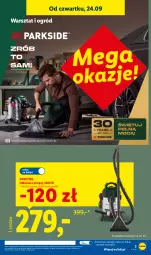 Gazetka promocyjna Lidl - Gazetka ważna od 21.09 do 26.09 - Gazetka - ważna od 26.09 do 26.09.2026 - strona 3 - produkty: Parkside, Odkurzacz, Gra, Ogród, Grafika
