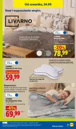 Gazetka promocyjna Lidl - Gazetka ważna od 21.09 do 26.09 - Gazetka - ważna od 26.09 do 26.09.2026 - strona 43 - produkty: Koc, Ivar, Narzuta, Suszarka, Poduszka