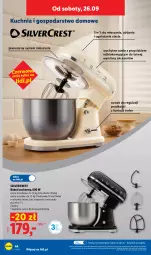 Gazetka promocyjna Lidl - Gazetka ważna od 21.09 do 26.09 - Gazetka - ważna od 26.09 do 26.09.2026 - strona 52 - produkty: Silvercrest, Ser, Kuchnia, Trzepaczka, Mieszadło, Keksówka, Robot, Chleb