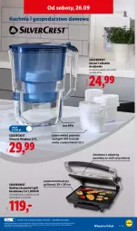 Gazetka promocyjna Lidl - Gazetka ważna od 21.09 do 26.09 - Gazetka - ważna od 26.09 do 26.09.2026 - strona 56 - produkty: Silvercrest, Dzbanek filtrujący, Sok, Por, Dzbanek, Grill kontaktowy, Brit, Kuchnia, Brita, Grill