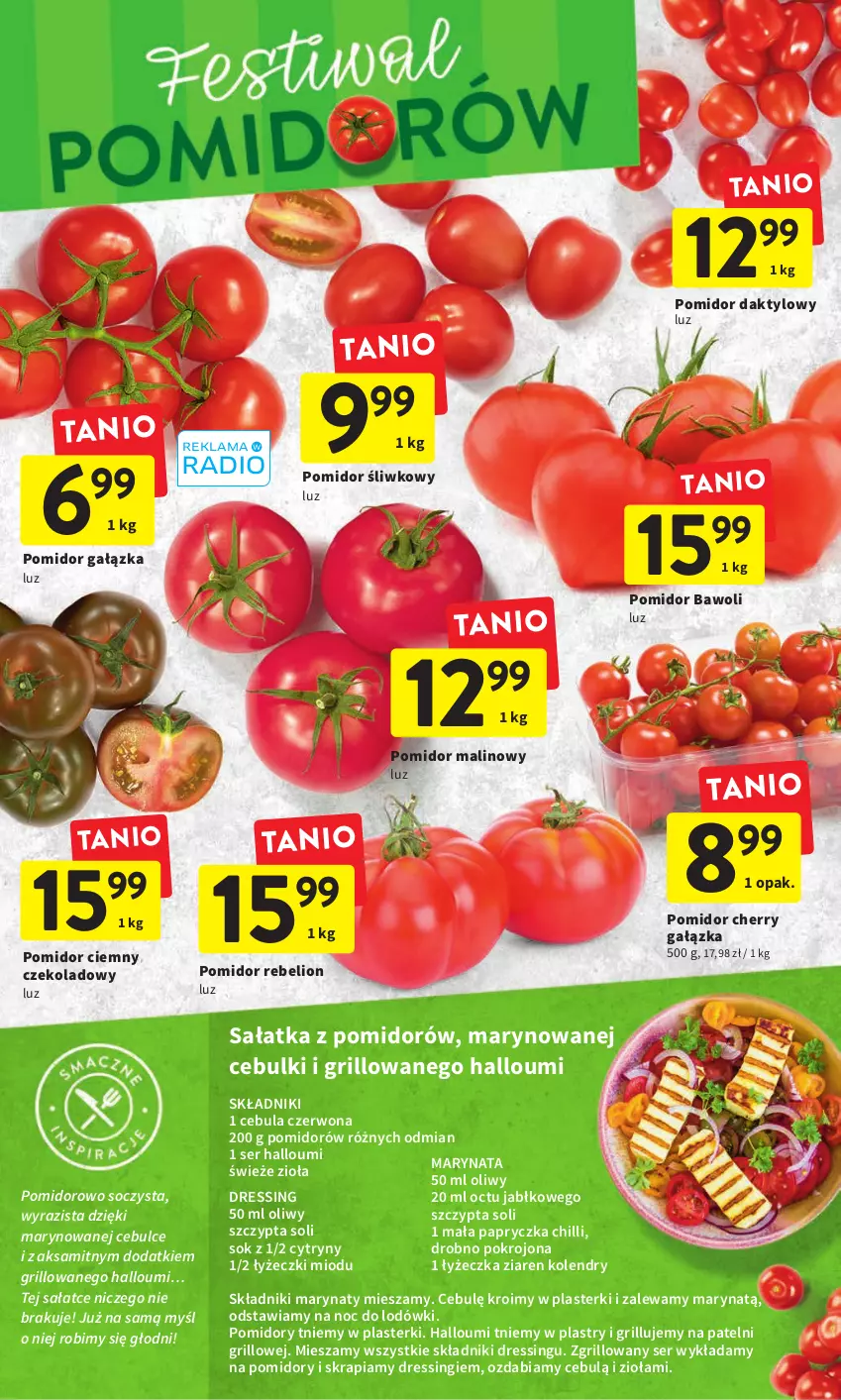 Gazetka promocyjna Intermarche - Gazetka Intermarche - ważna 24.11 do 30.11.2022 - strona 16 - produkty: Aksam, Cebula, Cebula czerwona, Cytryny, Dres, Grill, Lion, Plasterki, Pomidor malinowy, Pomidory, Sałat, Sałatka, Ser, Sok