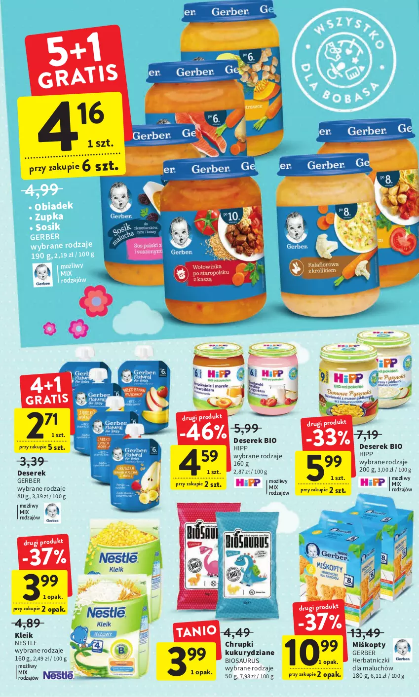 Gazetka promocyjna Intermarche - Gazetka Intermarche - ważna 24.11 do 30.11.2022 - strona 34 - produkty: Chrupki, Deser, Gerber, HiPP, Ser, Serek, Sos