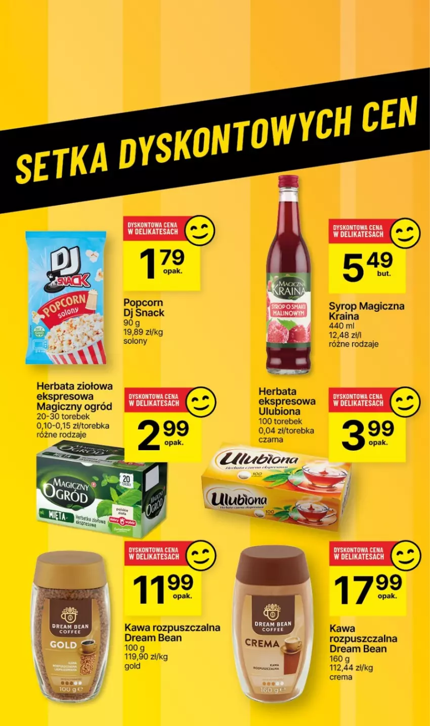 Gazetka promocyjna Delikatesy Centrum - Dyskontowe ceny w Delikatesach Centrum - ważna 14.12 do 26.12.2023 - strona 56 - produkty: Herbata, Kawa, Kawa rozpuszczalna, Ogród, Popcorn, Syrop, Torebka