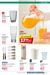 Gazetka promocyjna Makro - [Oferta promocyjna] Artykuły spożywcze i przemysłowe - Gazetka - ważna od 02.05 do 02.05.2022 - strona 21 - produkty: Piwa, Noż, Dzbanek, Papier, Kuchnia, Rasco, Kubek papierowy, Szklanka, Zestaw sztućców, Kubek, Kieliszek