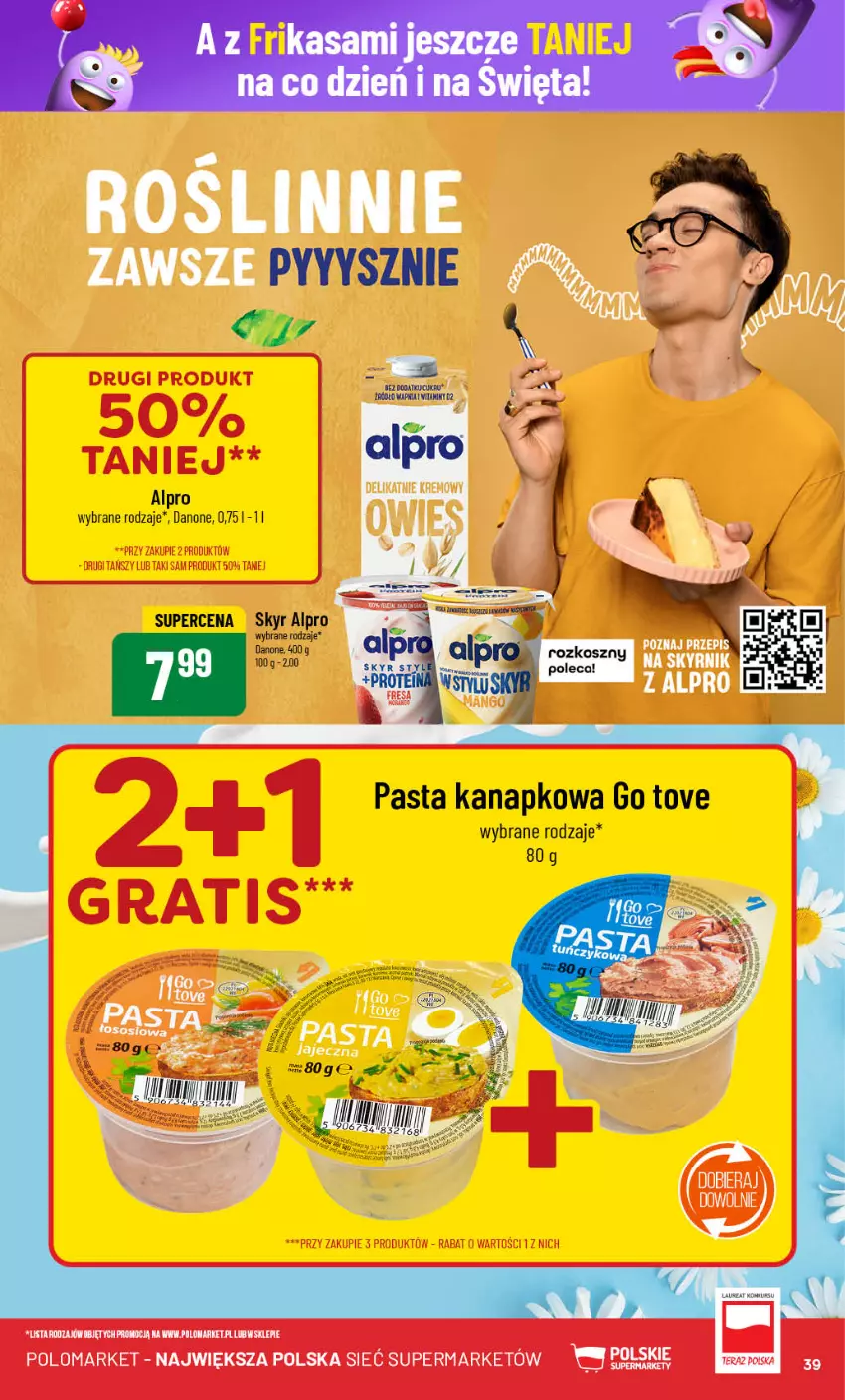 Gazetka promocyjna PoloMarket - Gazetka pomocyjna - ważna 13.11 do 19.11.2024 - strona 39 - produkty: Alpro, Danone, Gra, LG