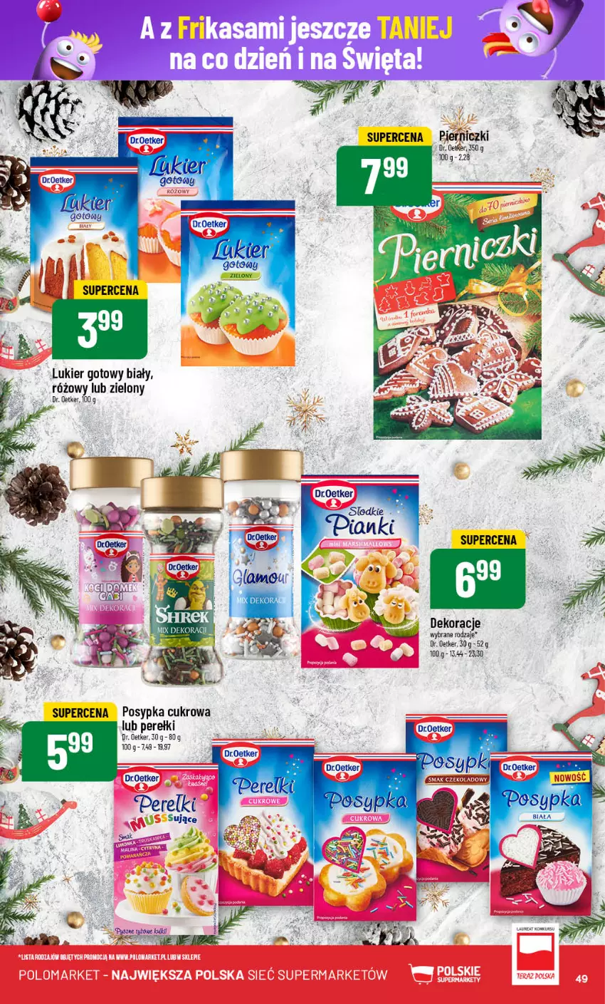 Gazetka promocyjna PoloMarket - Gazetka pomocyjna - ważna 13.11 do 19.11.2024 - strona 49 - produkty: Dr. Oetker, Ryż