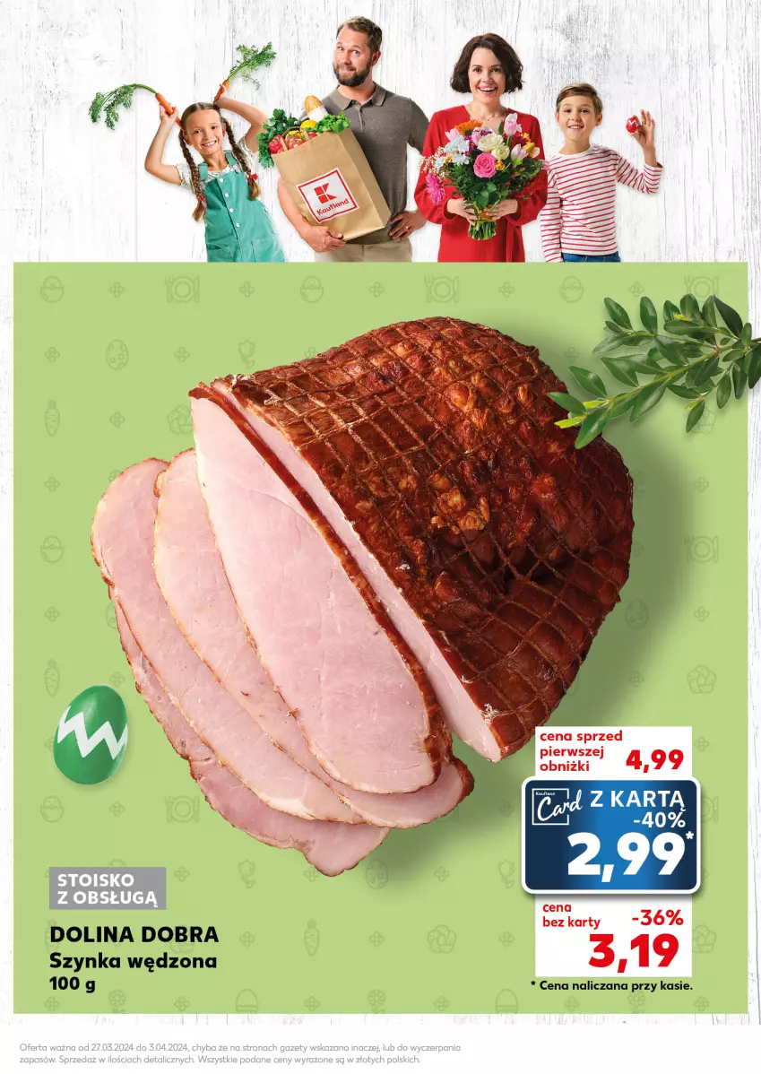 Gazetka promocyjna Kaufland - Kaufland - ważna 02.04 do 03.04.2024 - strona 9 - produkty: Szynka