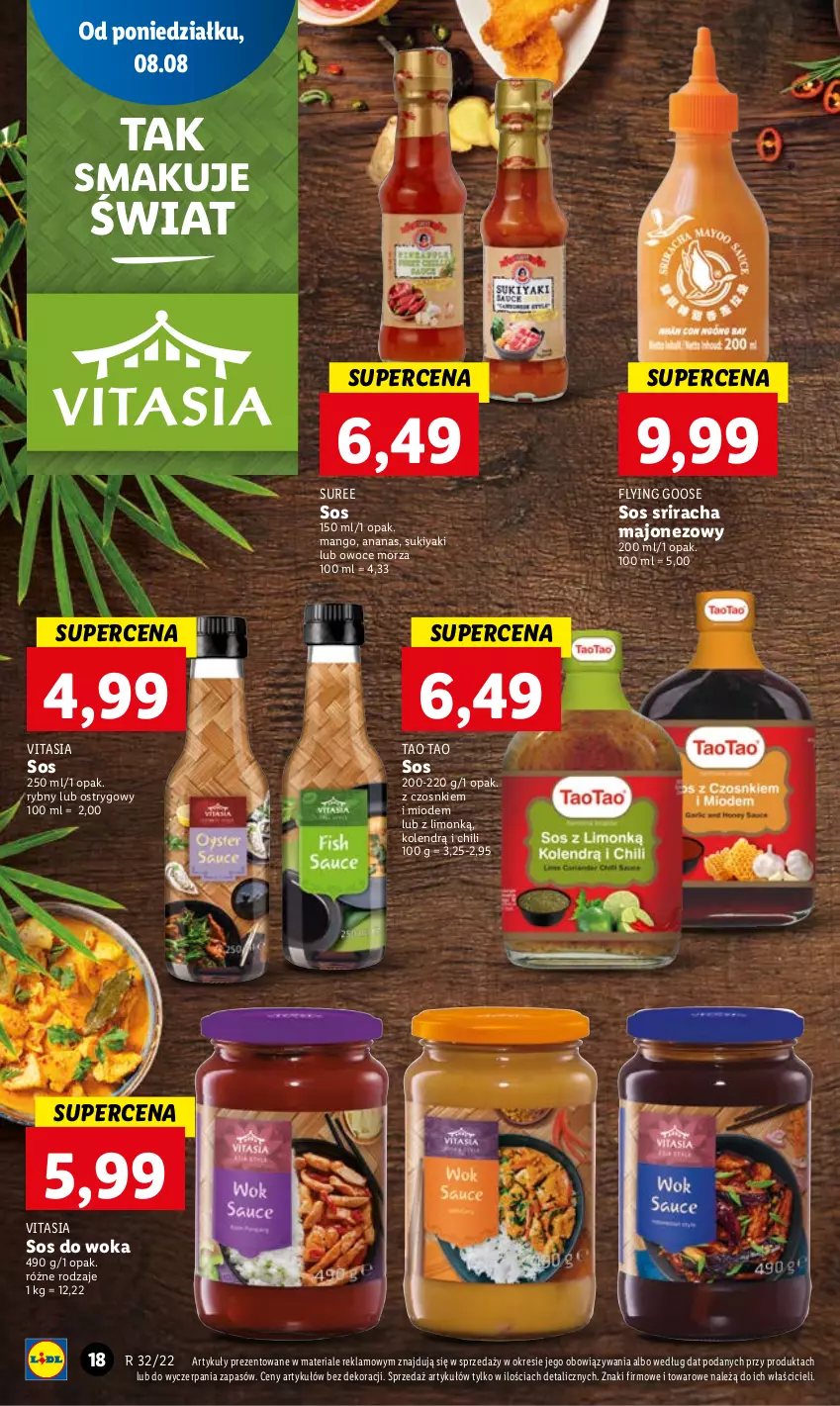 Gazetka promocyjna Lidl - GAZETKA - ważna 08.08 do 10.08.2022 - strona 20 - produkty: Ananas, Majonez, Mango, Owoce, Owoce morza, Sos