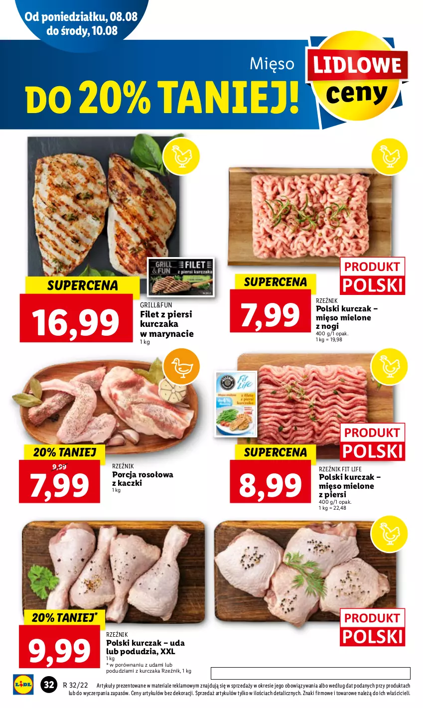 Gazetka promocyjna Lidl - GAZETKA - ważna 08.08 do 10.08.2022 - strona 34 - produkty: Filet z piersi kurczaka, Grill, Kurczak, Mięso, Mięso mielone, Por