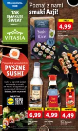 Gazetka promocyjna Lidl - GAZETKA - Gazetka - ważna od 10.08 do 10.08.2022 - strona 12 - produkty: Ryż do sushi, Sos, Ryż, Ocet ryżowy, Sos sojowy, Sushi, Ocet