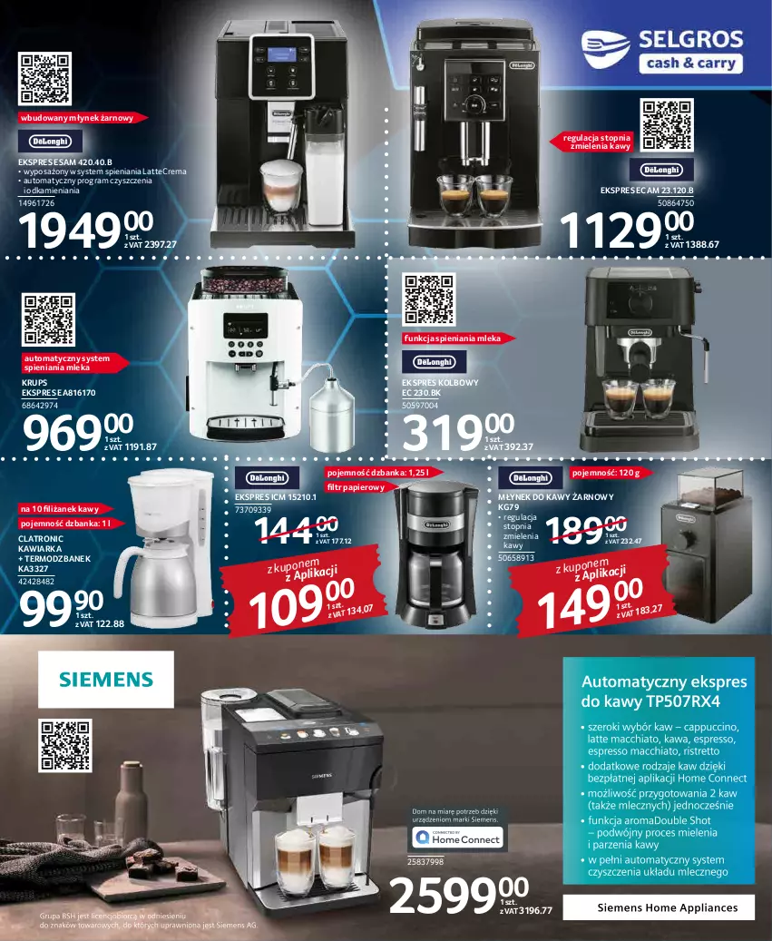 Gazetka promocyjna Selgros - Katalog Elektro - ważna 17.03 do 30.03.2022 - strona 3 - produkty: Dzbanek, Gra, Kawiarka, Krups, Młynek, Młynek do kawy, Papier, Top