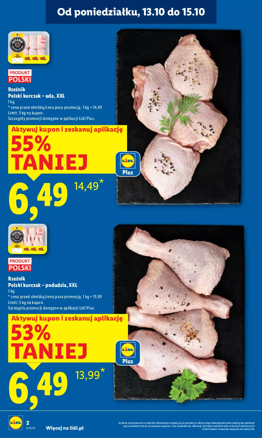 Gazetka promocyjna Lidl - GAZETKA - ważna 13.10 do 15.10.2025 - strona 2 - produkty: Kurczak