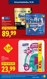 Gazetka promocyjna Lidl - GAZETKA - Gazetka - ważna od 15.10 do 15.10.2025 - strona 11 - produkty: Papier, Finish, Papier toaletowy, Zmywarki, Flora