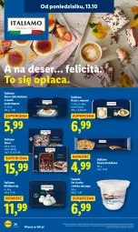 Gazetka promocyjna Lidl - GAZETKA - Gazetka - ważna od 15.10 do 15.10.2025 - strona 26 - produkty: Sos, Ser, Mus, Ricotta, Deser