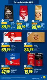 Gazetka promocyjna Lidl - GAZETKA - Gazetka - ważna od 15.10 do 15.10.2025 - strona 27 - produkty: Kawa ziarnista, Kawa mielona, Kawa, Lavazza