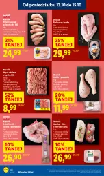 Gazetka promocyjna Lidl - GAZETKA - Gazetka - ważna od 15.10 do 15.10.2025 - strona 32 - produkty: Kurczak, Perliczka, Mięso mielone z szynki, Mięso mielone, Kaczka, Królik, Tusz, Mięso
