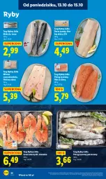 Gazetka promocyjna Lidl - GAZETKA - Gazetka - ważna od 15.10 do 15.10.2025 - strona 34 - produkty: Pstrąg tęczowy, Miruna, Tusz, Pstrąg, Dorsz