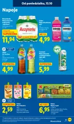 Gazetka promocyjna Lidl - GAZETKA - Gazetka - ważna od 15.10 do 15.10.2025 - strona 51 - produkty: Mus, Kaktus, Ice tea, Napoje, Lipton, Muszynianka, Limonka, Oshee, Woda mineralna, Kubuś, Woda, Herbata, Mango, Napój, Magnez, Kokos