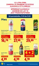 Gazetka promocyjna Lidl - GAZETKA - Gazetka - ważna od 15.10 do 15.10.2025 - strona 54 - produkty: Piwa, Ser, Gra, Namysłów, Kasztelan, Harnaś