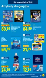 Gazetka promocyjna Lidl - GAZETKA - Gazetka - ważna od 15.10 do 15.10.2025 - strona 63 - produkty: Sól, Finish, Zmywarki