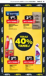 Gazetka promocyjna Netto - Artykuły spożywcze - Gazetka - ważna od 09.03 do 09.03.2024 - strona 29 - produkty: Gin, Tera, Oranżada, Hellena, Tytan, Guma do żucia, Płyn do mycia, Kasza, Napój