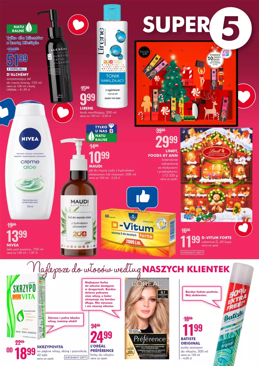 Gazetka promocyjna Super Pharm - Gazetka - ważna 02.11 do 18.11.2021 - strona 2 - produkty: Batiste, Fa, Gin, Hydrolat, Mop, Suchy szampon, Suplement diety, Szampon, Tonik