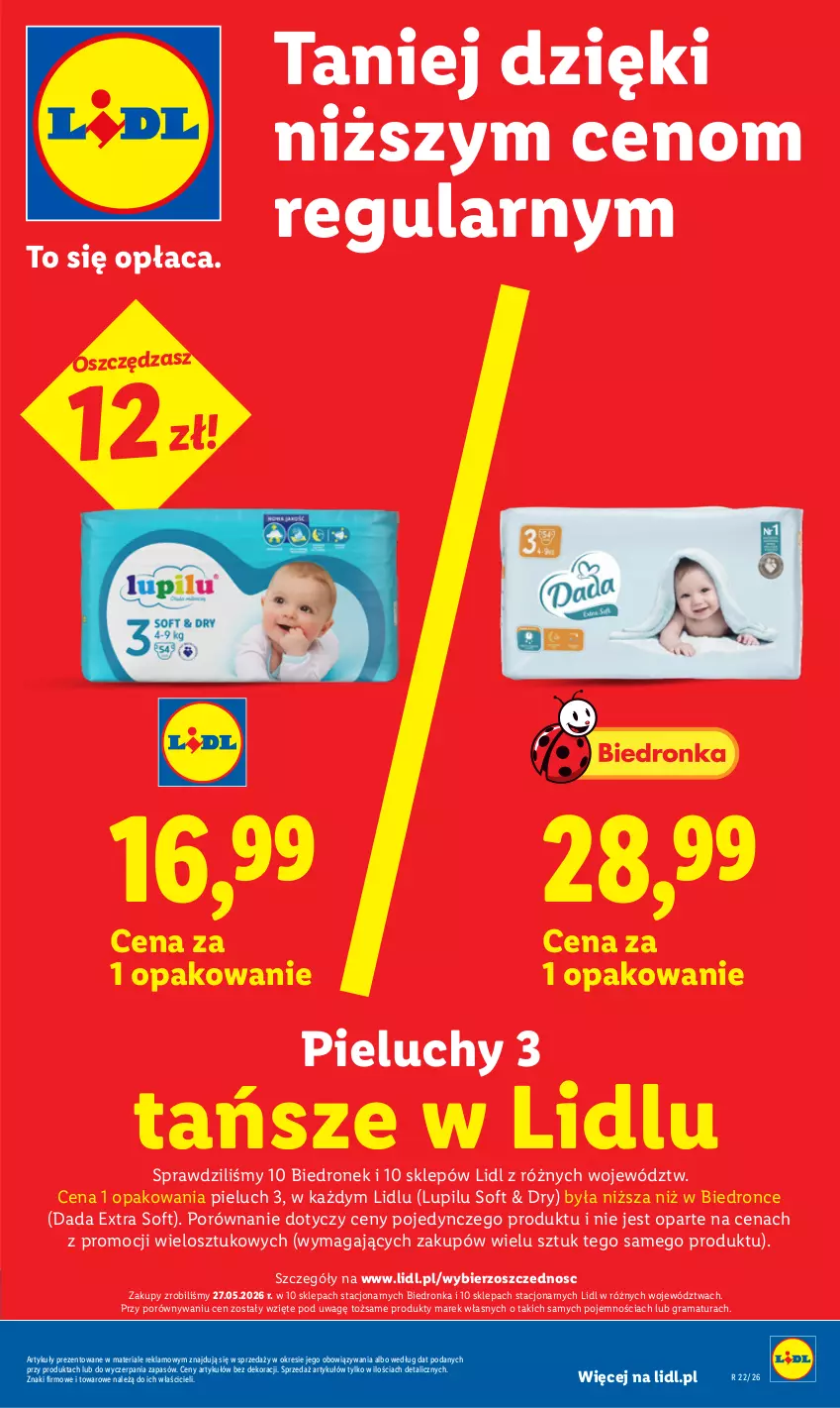 Gazetka promocyjna Lidl - Gazetka ważna od 1.06 do 3.06 - ważna 01.06 do 03.06.2026 - strona 27 - produkty: Dada, Dron, Gra, Pieluchy, Por, Rama