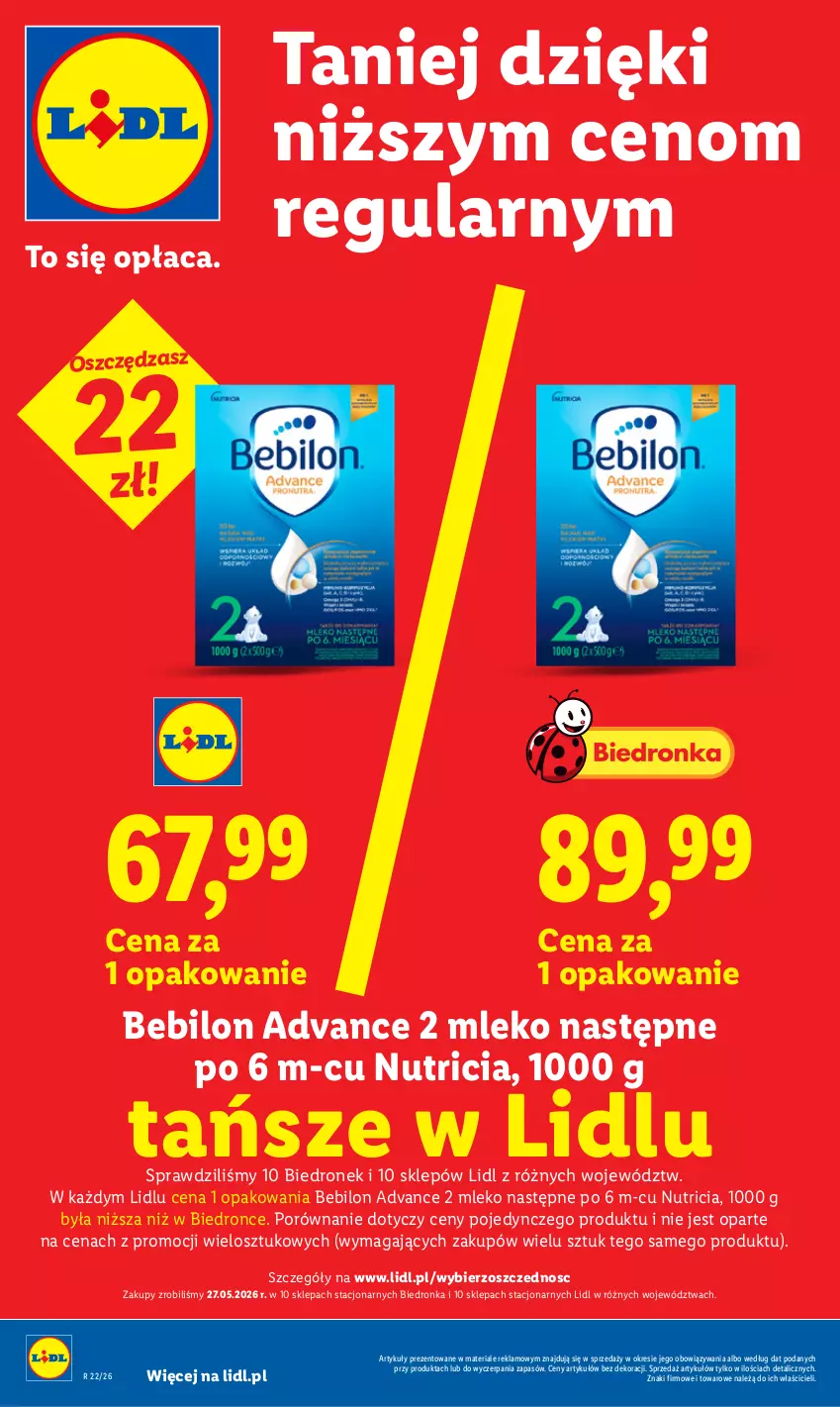 Gazetka promocyjna Lidl - Gazetka ważna od 1.06 do 3.06 - ważna 01.06 do 03.06.2026 - strona 30 - produkty: BEBILON, Dron, Mleko, O nas, Por