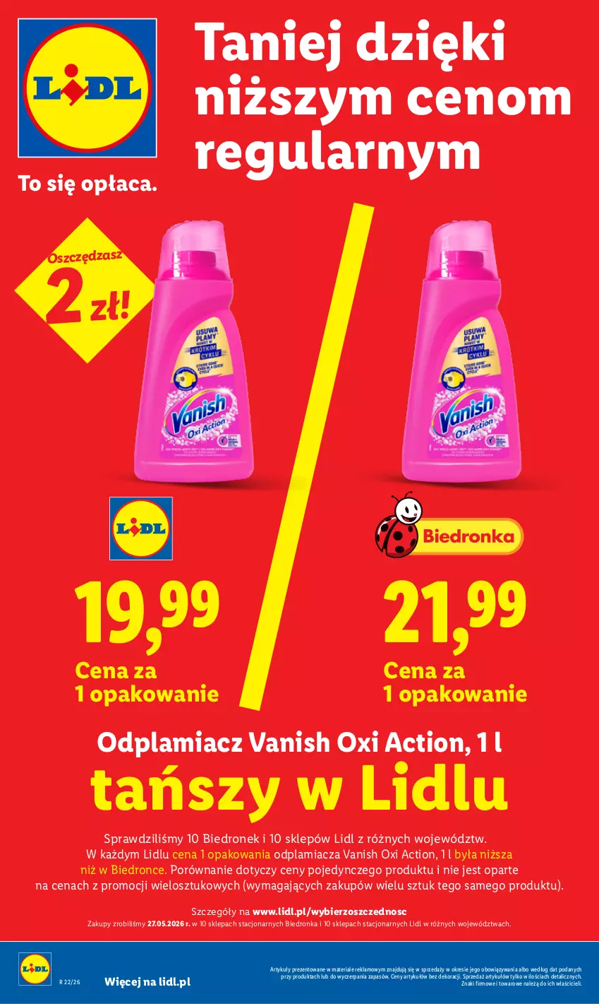Gazetka promocyjna Lidl - Gazetka ważna od 1.06 do 3.06 - ważna 01.06 do 03.06.2026 - strona 36 - produkty: Dron, Odplamiacz, Por, Vanish