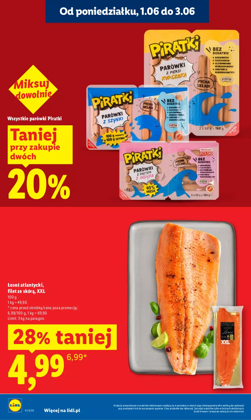 Gazetka promocyjna Lidl - Gazetka ważna od 1.06 do 3.06 - ważna 01.06 do 03.06.2026 - strona 8 - produkty: Parówki