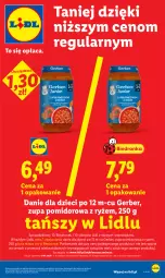 Gazetka promocyjna Lidl - Gazetka ważna od 1.06 do 3.06 - Gazetka - ważna od 03.06 do 03.06.2026 - strona 33 - produkty: Ryż, Por, Gerber, Zupa, Zupa pomidorowa, Dron, Danie dla dzieci, Dzieci