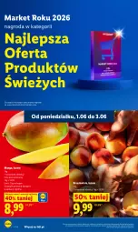 Gazetka promocyjna Lidl - Gazetka ważna od 1.06 do 3.06 - Gazetka - ważna od 03.06 do 03.06.2026 - strona 44 - produkty: Brzoskwinie, Mango