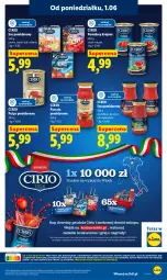 Gazetka promocyjna Lidl - Gazetka ważna od 1.06 do 3.06 - Gazetka - ważna od 03.06 do 03.06.2026 - strona 57 - produkty: Sos, Sos pomidorowy, Tera, Pulpa pomidorowa, Pomidory, Pomidory krojone