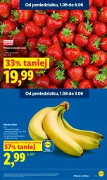 Gazetka promocyjna Lidl - Gazetka ważna od 1.06 do 3.06 - Gazetka - ważna od 03.06 do 03.06.2026 - strona 7 - produkty: Banany, Truskawki