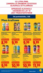 Gazetka promocyjna Lidl - Gazetka ważna od 1.06 do 3.06 - Gazetka - ważna od 03.06 do 03.06.2026 - strona 91 - produkty: Piwa, Ser, Kiwi, Always, Smoothie, Fa