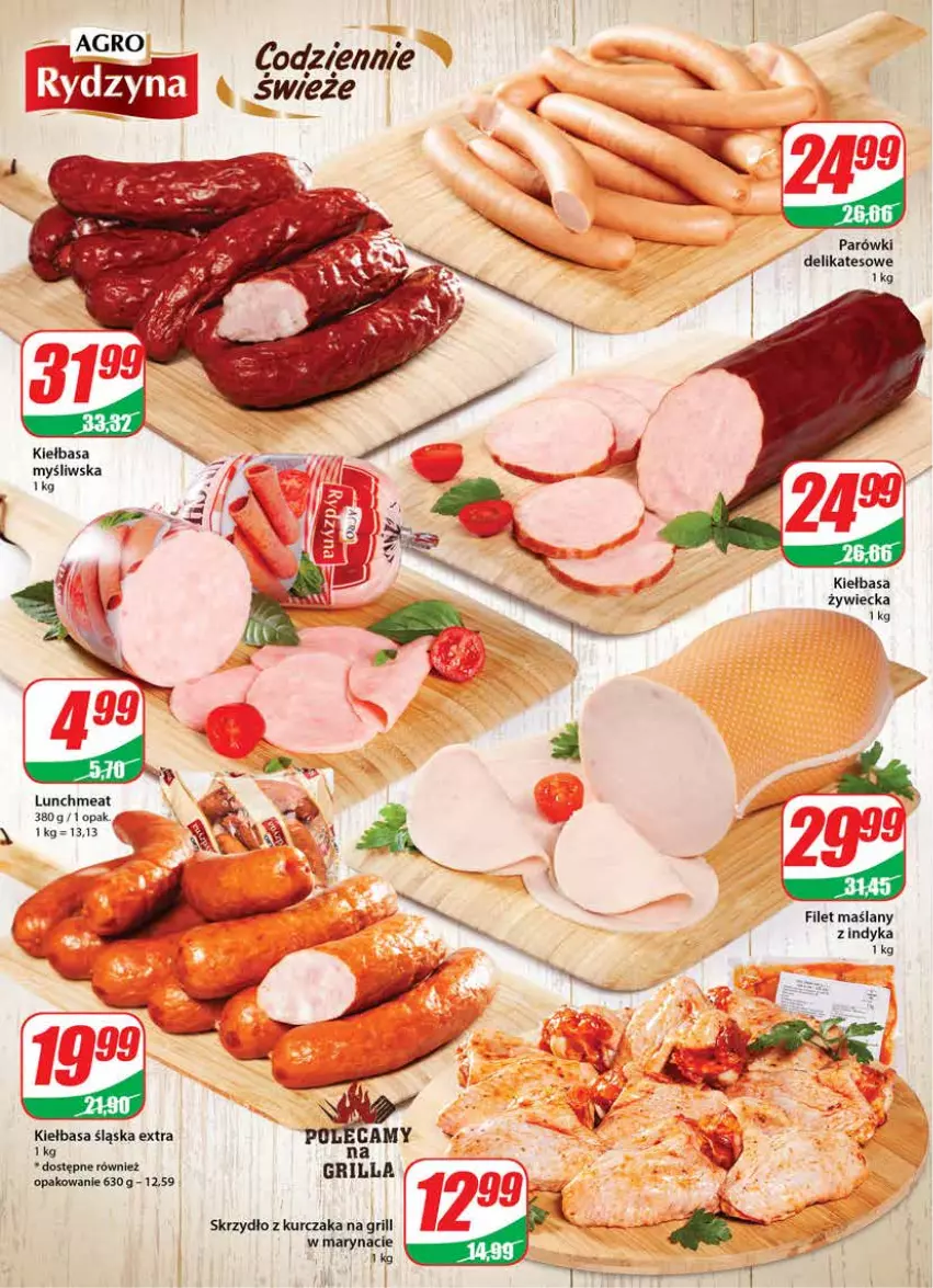 Gazetka promocyjna Dino - Gazetka - ważna 18.05 do 24.05.2022 - strona 10 - produkty: Grill, Kiełbasa, Kiełbasa śląska, Kurczak, Parówki