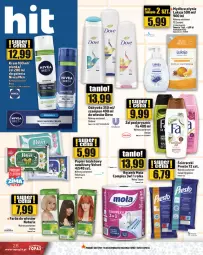 Gazetka promocyjna Topaz - Gazetka - Gazetka - ważna od 04.12 do 04.12.2024 - strona 26 - produkty: Nivea Men, Mydło w płynie, Top, Papier, Papier toaletowy, Velvet, Dove, Joanna, Ręcznik, Presto, Mola, Szampon, Odżywka, Mydło, Luksja, Nivea, Farba do włosów, Fa