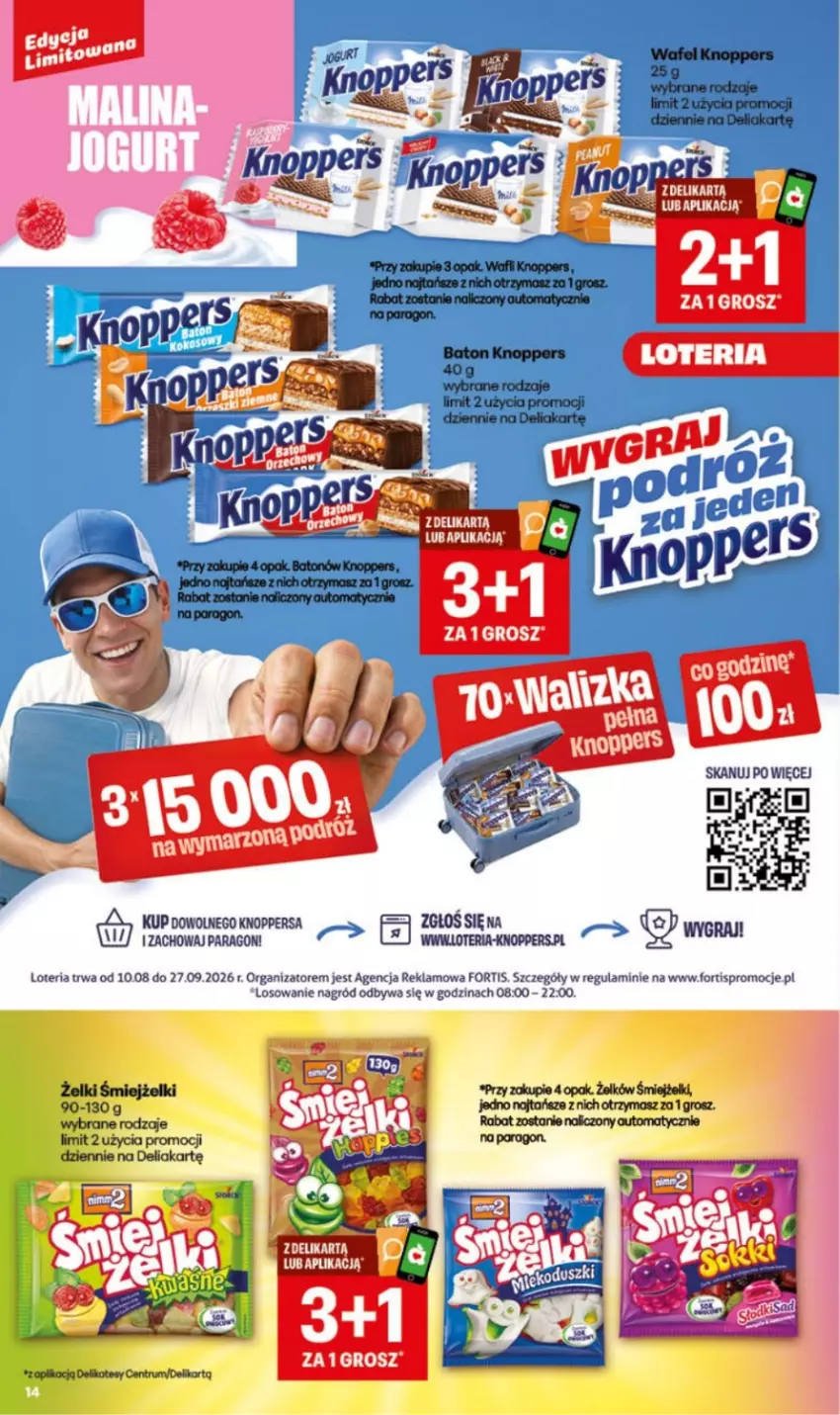 Gazetka promocyjna Delikatesy Centrum - Katalog Szkoła DC34-DC35 - ważna 20.08 do 02.09.2026 - strona 14 - produkty: Knoppers