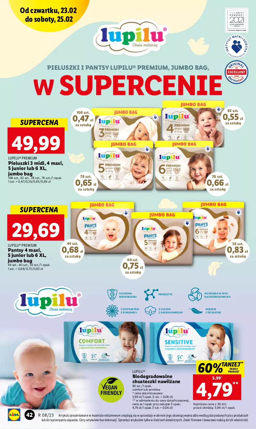 Gazetka promocyjna Lidl - GAZETKA - ważna 23.02 do 25.02.2023 - strona 42 - produkty: Chusteczki, Gra, O Bag, Olej, Rum