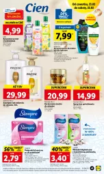 Gazetka promocyjna Lidl - GAZETKA - Gazetka - ważna od 25.02 do 25.02.2023 - strona 41 - produkty: Palmolive, Pantene, Hydrolat, Maska do włosów, Szampon, Podpaski, Odżywka, Wkładki, Maska